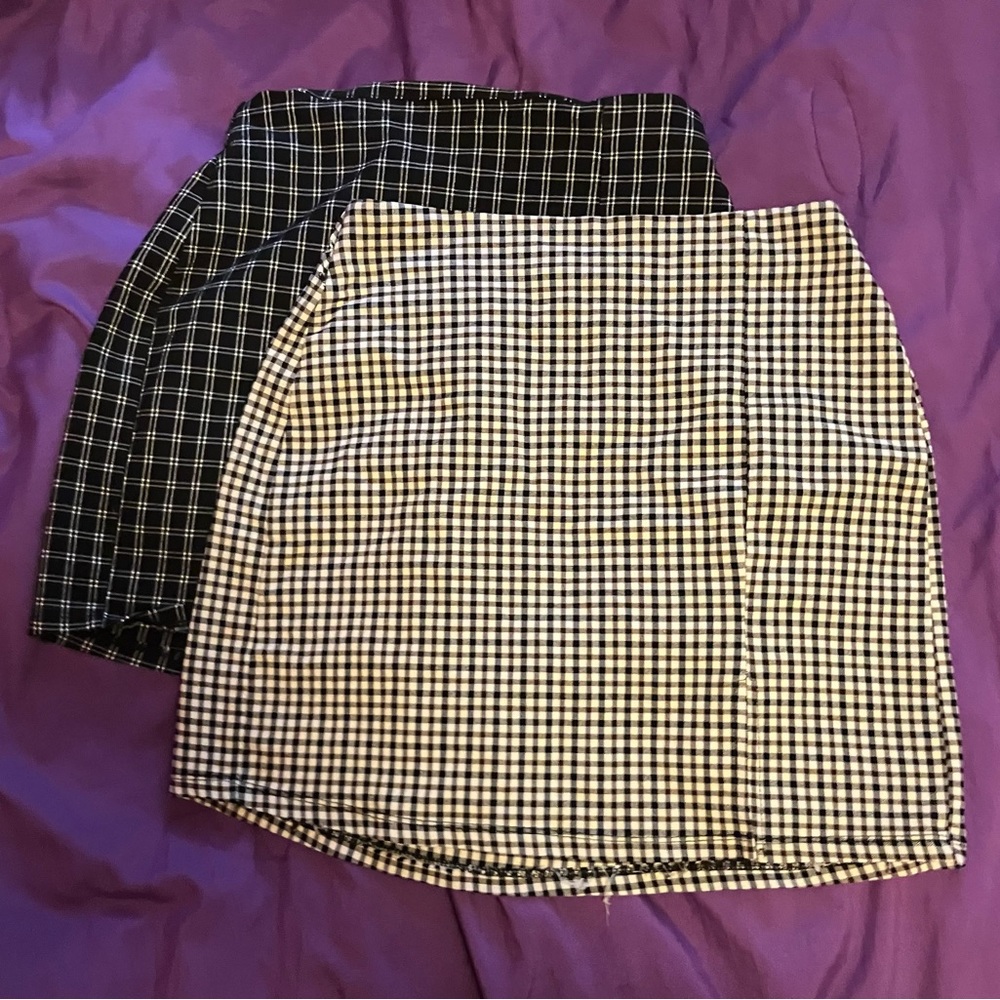 Two mini skirts